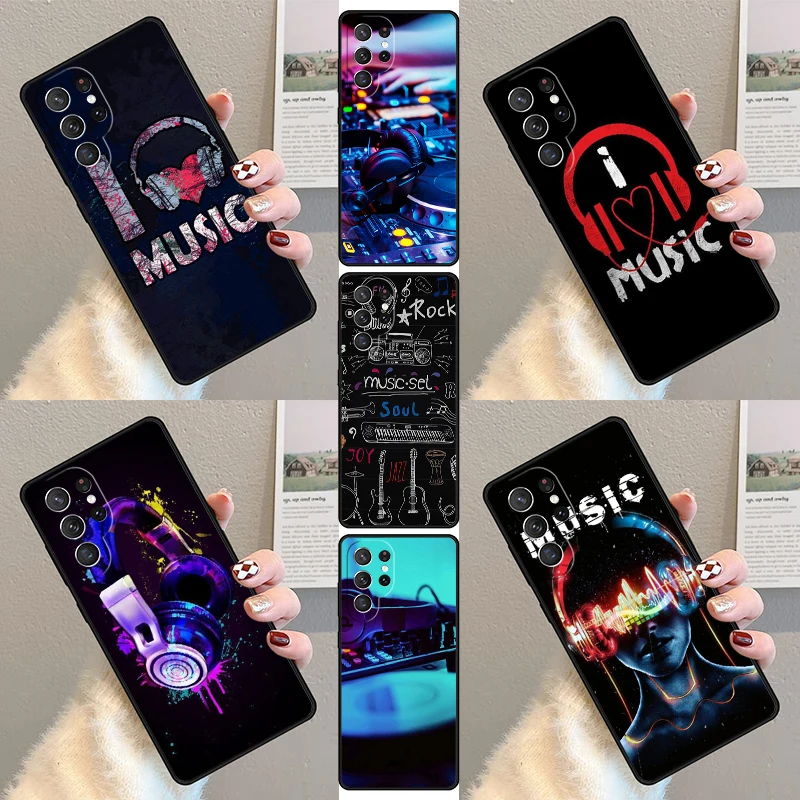 

Чехол для телефона DJ Music для Samsung Galaxy S25 S23 S30 S21 S20 FE S24 S22 Ultra Note 10 20 Plus, силиконовый чехол lite
