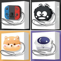 3D Cartoon Case For Samsung Galaxy Buds 3 Pro Soft Silicone Shell For Buds3 Buds3Pro Earbuds Sleeve Earphone Protective Cover