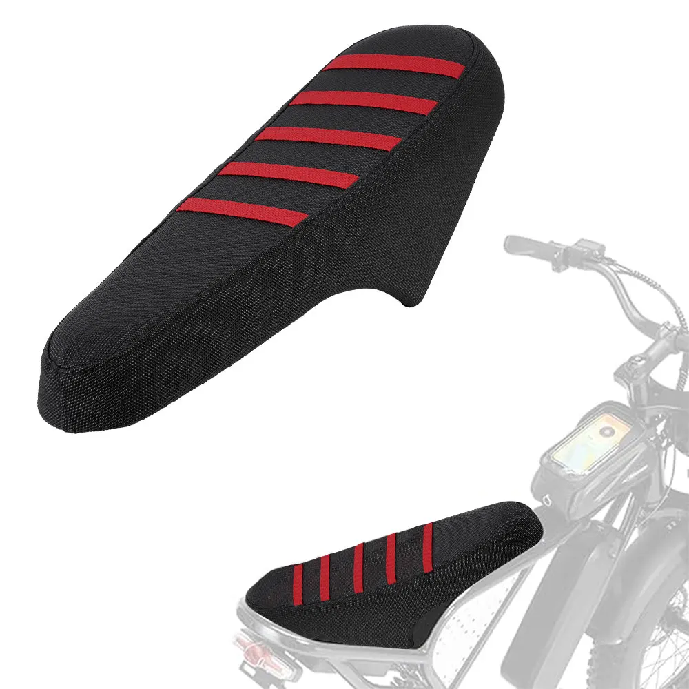 Motorcycle Seat Cover Waterdicht Antislip Deeltjes Ontwerp PVC Voor Ridstar Q20 Elektrische Fiets E-bike Scooter Fietsaccessoires