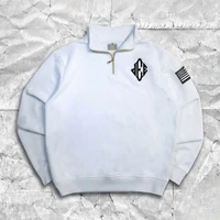 Sudadera Retro Y2K con Cierre, Bordado 3D JEE, Sudadera con Capucha y Cierre de Cremallera, Estilo Americano Clásico, Ropa Urbana para Hombre