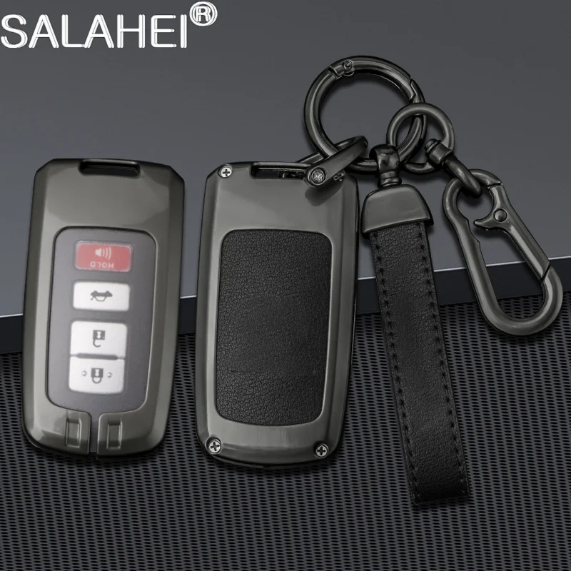 

Car Remote Key Case Cover Keychain Holder For Toyota Camry Corolla RAV4 Highlander Avalon 2015-2017 Protection Shell Accessories