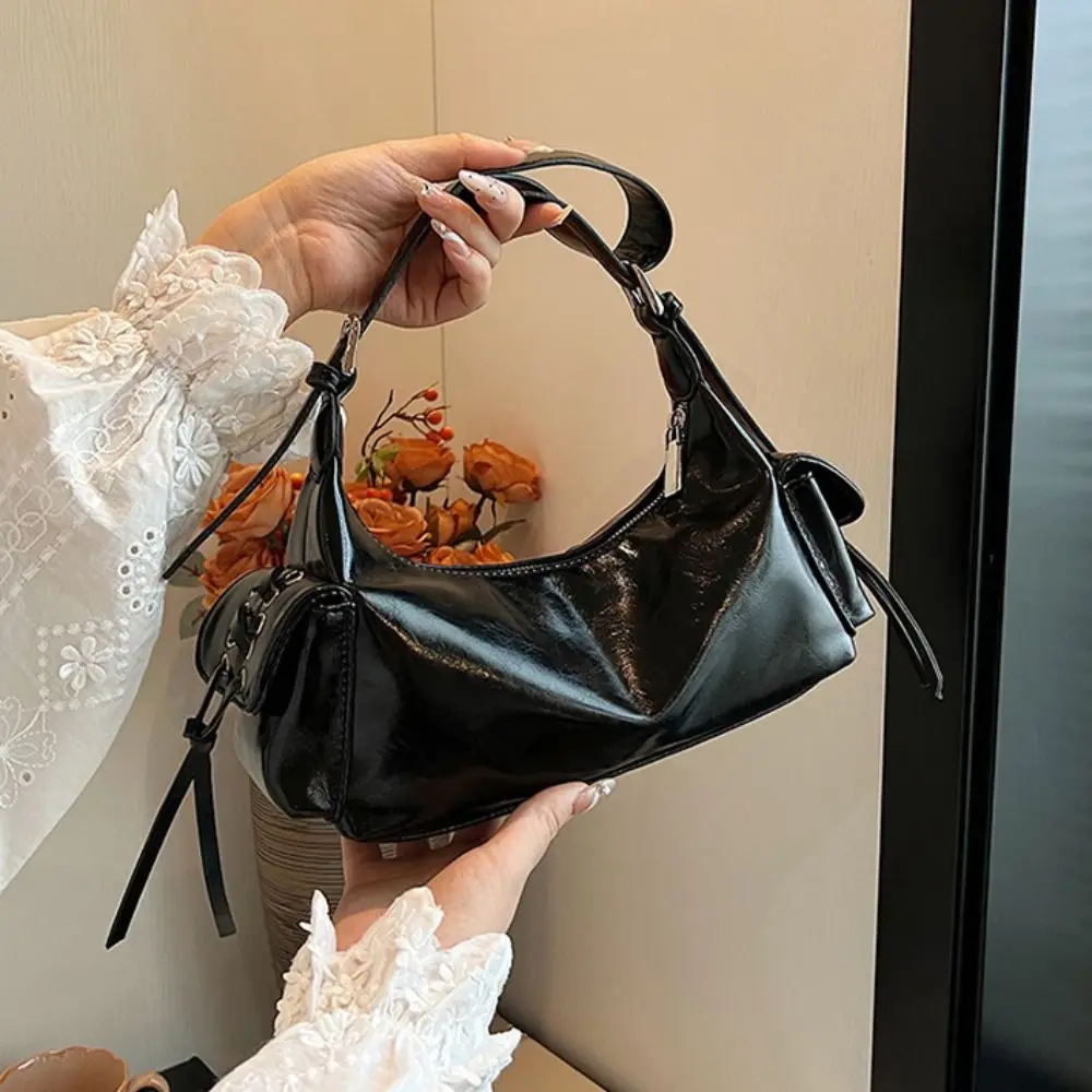 

Portable Y2K Retro Shoulder Bag Cloth Spicy Girl Armpit Bag Fashion Bow Tie Vintage Underarm Bag Girls