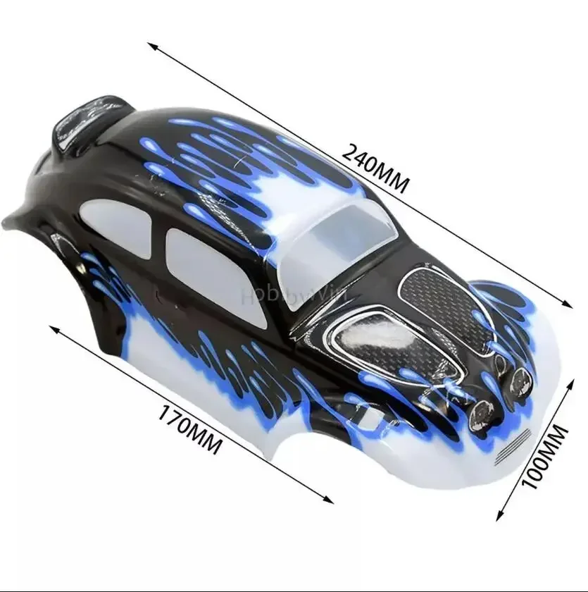 HSP parte 68082 carcasa de carrocería de coche trepador para camión a escala HiSpeed HiMOTO 1/18 94680 RC