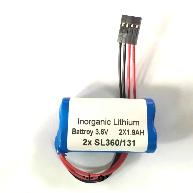 1 unidad de paquete de baterías de litio 2x SL360/131 3.6V 1.9Ah