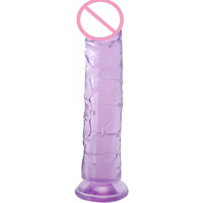 Vibrator Dildo Suction Cup Jelly Dick Realistic Soft Cup Adult Sex Toy for Women and Men Vaginal and Anal Masturbator Dildos view 5