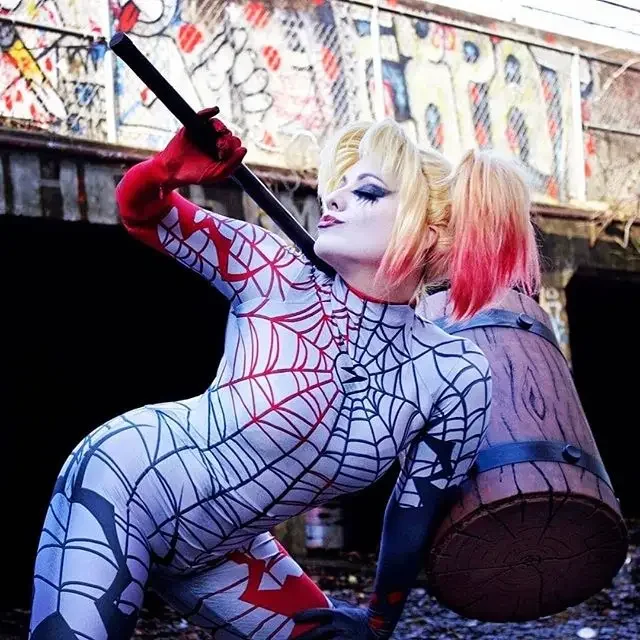 Adulti bambini Cindy Moon costumi Cosplay ragazze supereroe Zentai Suit Halloween body Party tuta