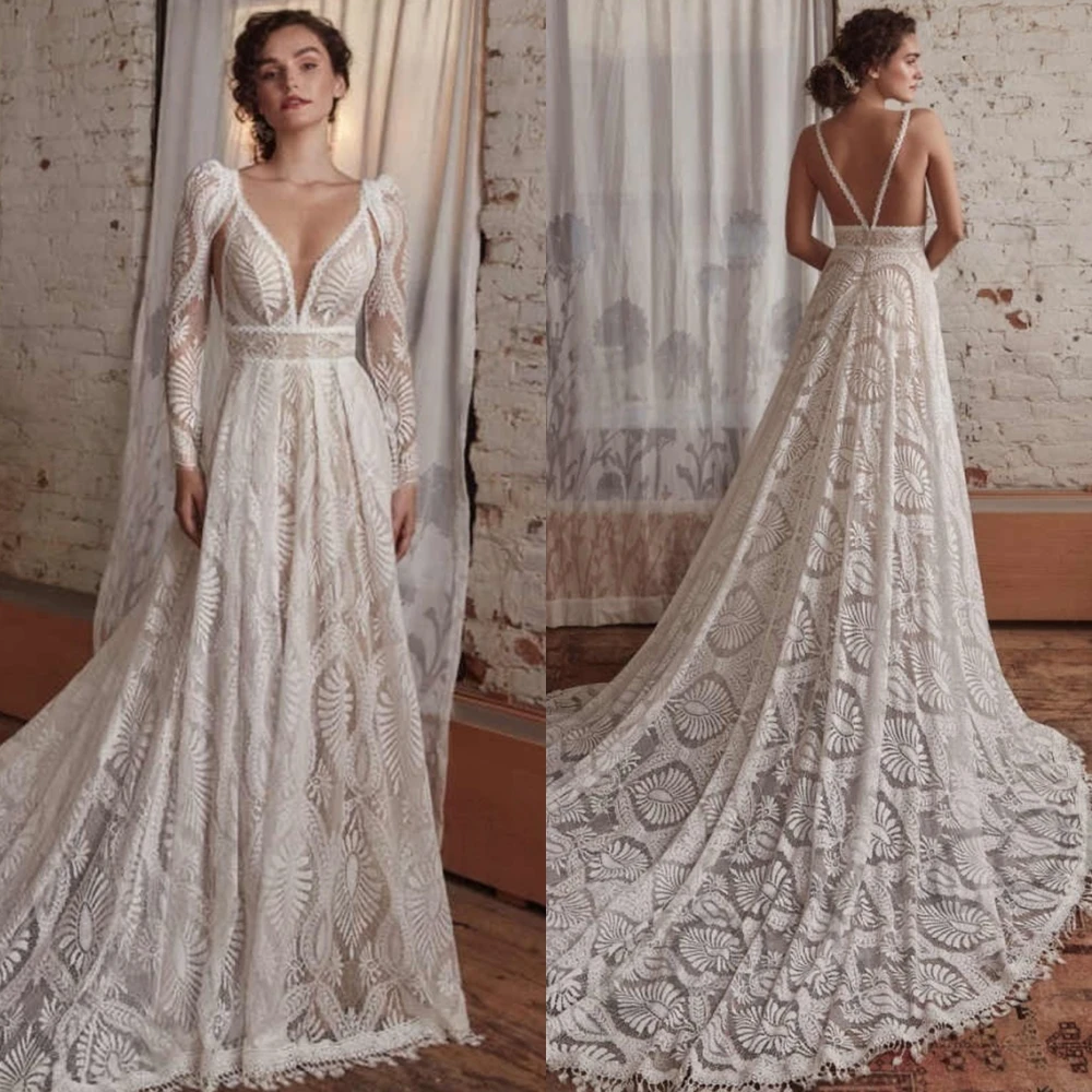 

Customized Elegant V-Neck Evening Dress and Classic Organza Special Occasion Gowns and Delicate Long Sleeves Prom Dresses