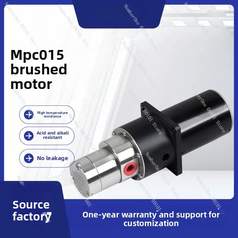 24V High Precision Stainless Steel Magnetic Drive Gear Self-Priming Pump For Filling Machine Factory Direct Supply
