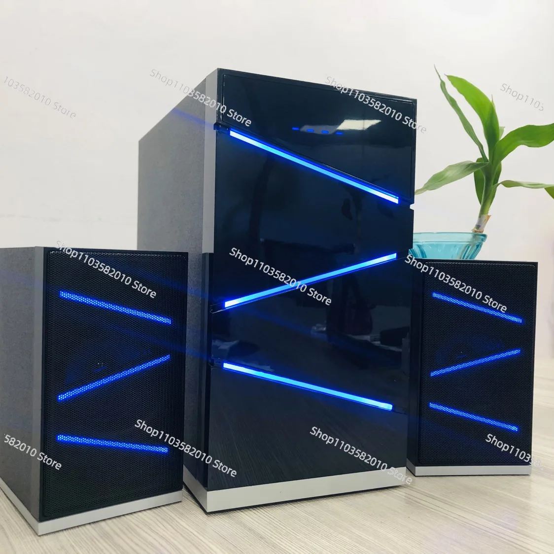 Desktop computer speakers Home high volume subwoofer audio Wired universal multimedia speakers Combination speakers