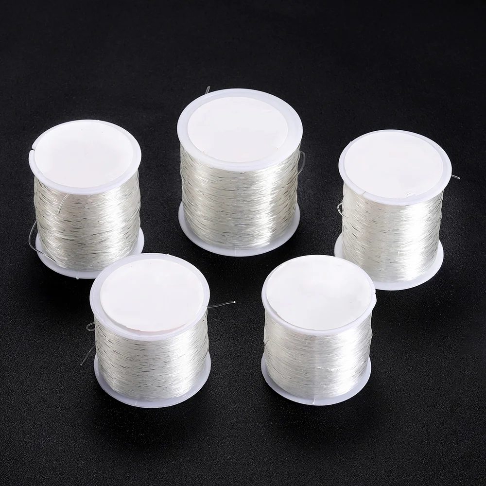 0.5-1.0mm Elastic Cord Beading Thread Stretch String Fibre Crafting Line For Jewelry Making DIY Seed Beads Pony Beads Bracelets