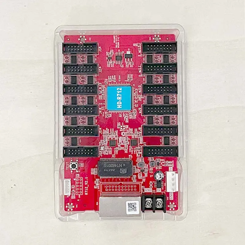 LED 디스플레이 화면 HD-R712 수신 카드 풀 컬러 LED 패널 비디오 월 픽셀 디스플레이 RGB 동기화 시스템 마더보드