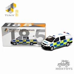 Tiny 1:64 Peugeot Expert Police traffic department Diecast Model Car