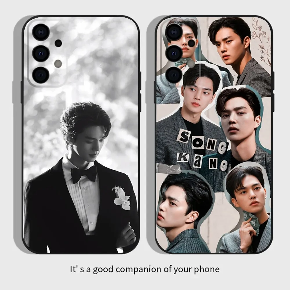 

Korea Actor Kang Song Phone Case For Samsung Galaxy A13,A21s,A22,A31,A32,A52,A53,A71,A80,A91 Soft Black Cover