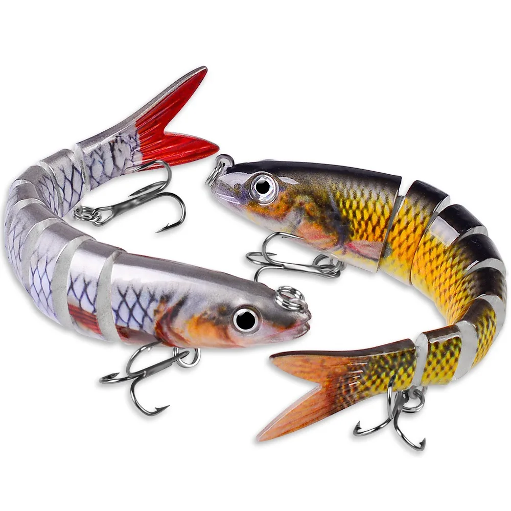 10cm 17g Fishing wobbler Lifelike 6/7 Segment Swimbait Crankbait Hard Bait Slow Isca Artificial Lures Fishing Tackle