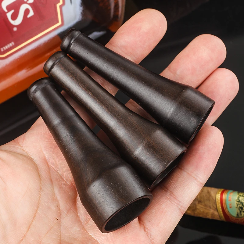 Wood Cigar holder Portable Cigar Mouthpiece Holder Cigar Tube Mouthpiece For One Short Cigar Holder