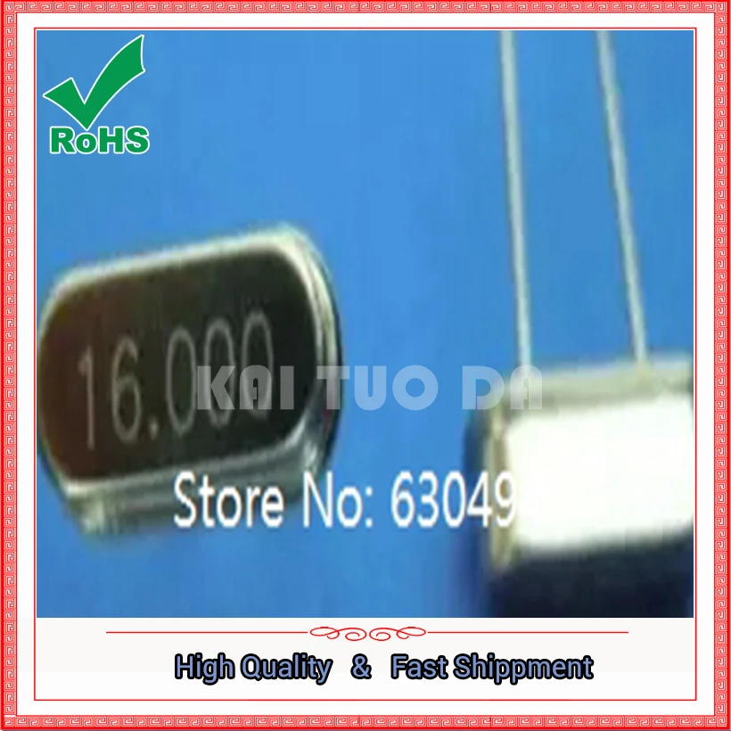 

10 шт. 4/4.096/4.433/4.9152/5/6/7.2/7.3728/8/8.192/10/10.245/11.0592 МГц/12/13,56/14.7456/15.000/MHZ/M Пассивный кварцевый генератор