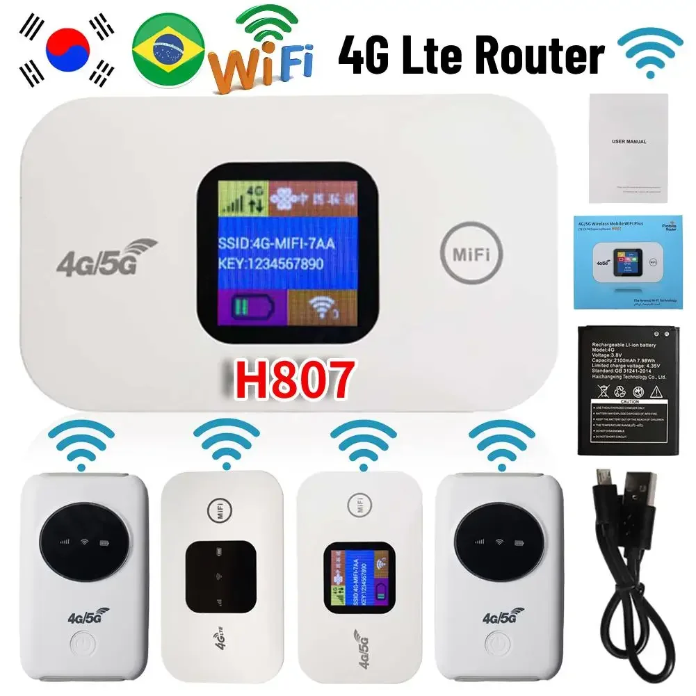 150Mbps 4G LTE WiFi Router Portable Pocket Wifi Router Mobile Hotspot Wireless Unlocked Modem With Sim