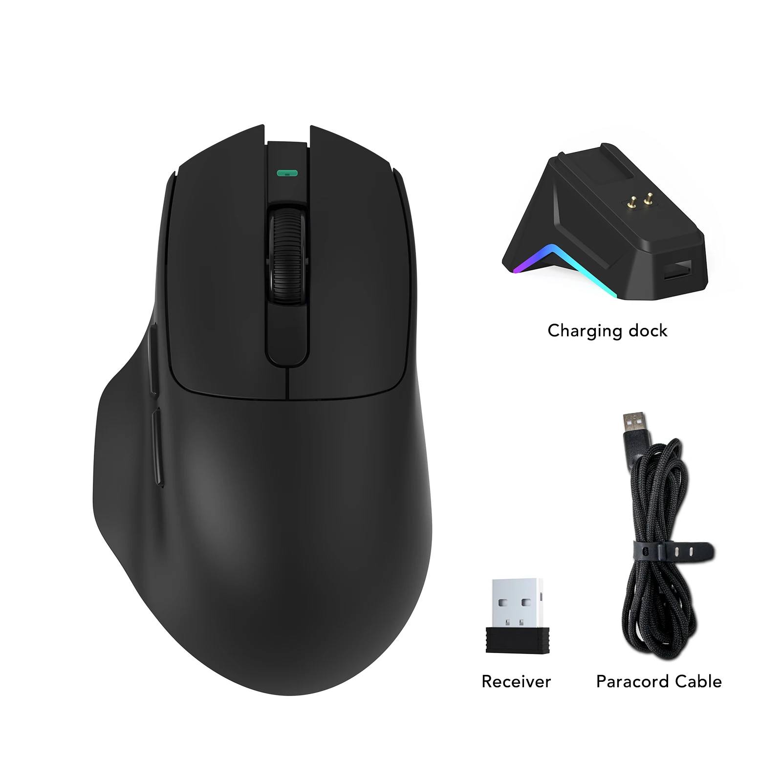 KYSONA Saturn SE Gaming Mouse PAW3311 Sensor 56g Ultra Lightweight Magnetic RGB Charging Dock 24000DPI IPS 300 Bluetooth Wireles view 6