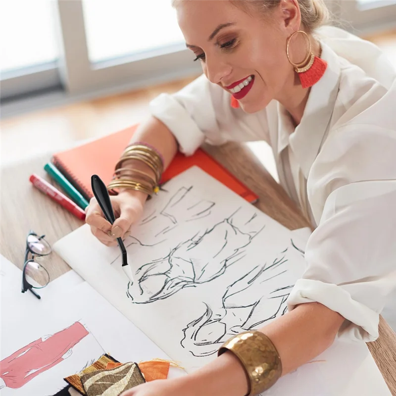 ABLK Смешивающие пеньки для рисования, с 40-комп. Сменные губчатые салфетки Художественные инструменты для смешивания для мелирования, тени