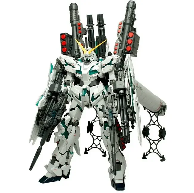 Bandai Gundam รุ่นมก. 1/100 RX-0ยูนิคอร์นกันดั้ม Ka Edition Action FIGURE Anime ประกอบตุ๊กตาของขวัญ22ซม.