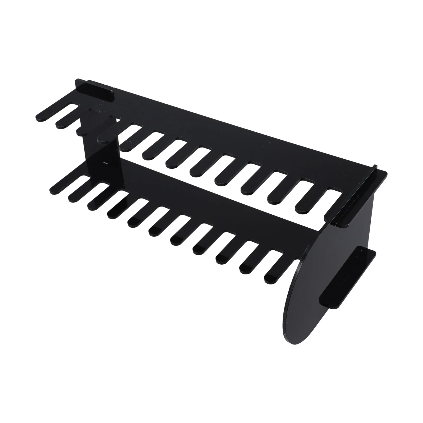 Modern for acrylic card display stand with twelve slots for greeting cards postcards stickers for easy to set up and move