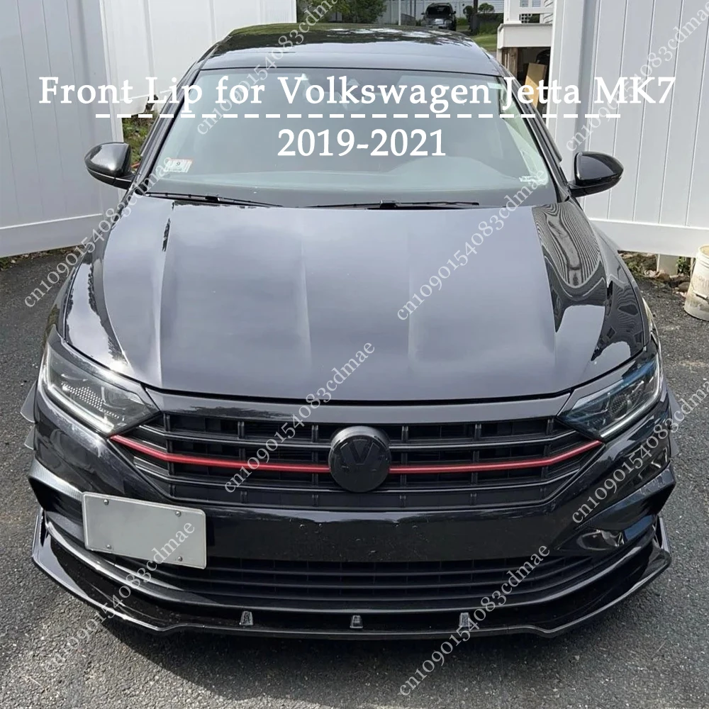 

For Volkswagen Jetta MK7 Pre-facelift Front Bumper Lip Diffuser Splitter Spoiler Tuning Body Kit Chin Guard Modified 2019-2022