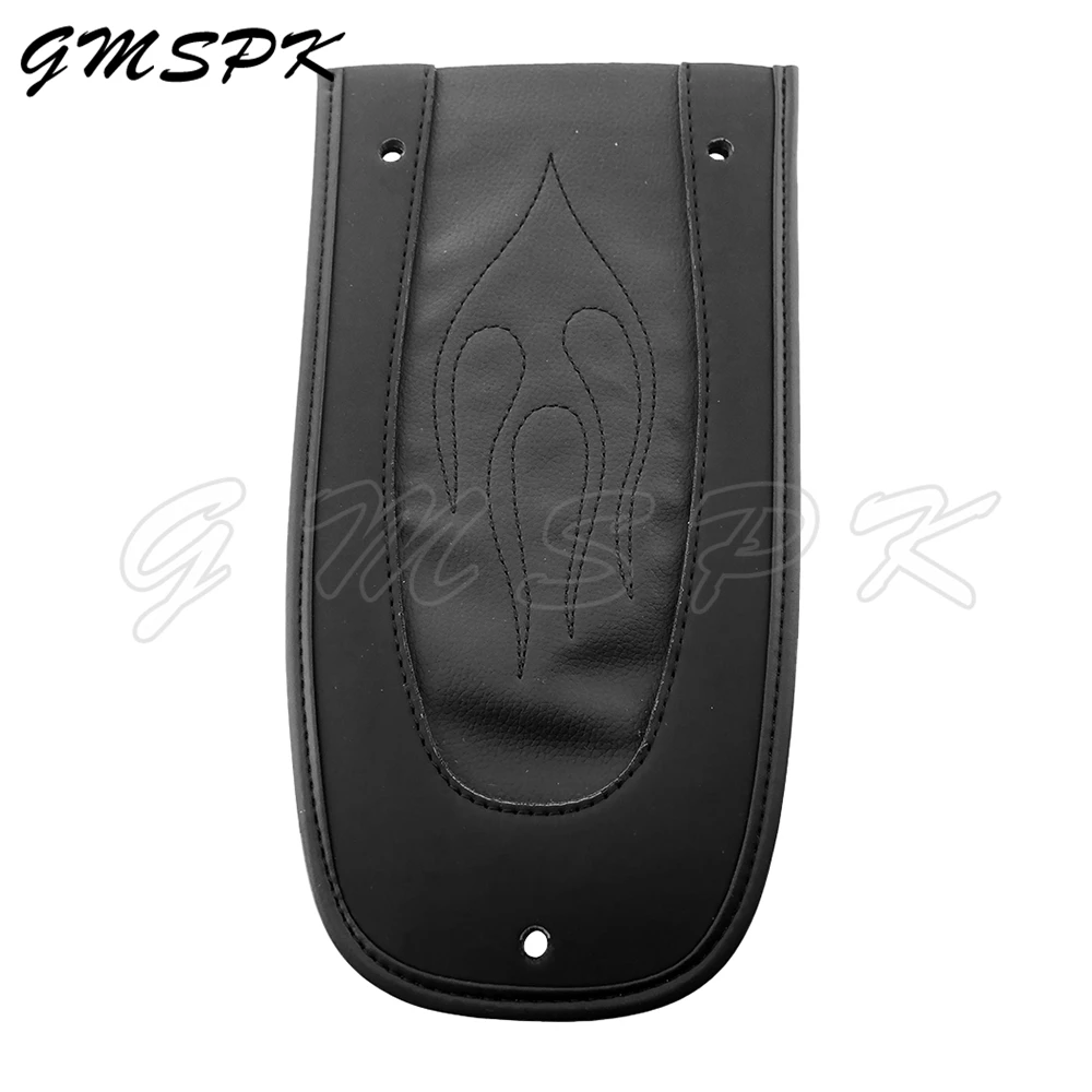 

Motorcycle Flame Stitch PU Leather Rear Fender Bib Cover Pad Cushion Fit for Harley Touring Electra Street Glide Road King CVO