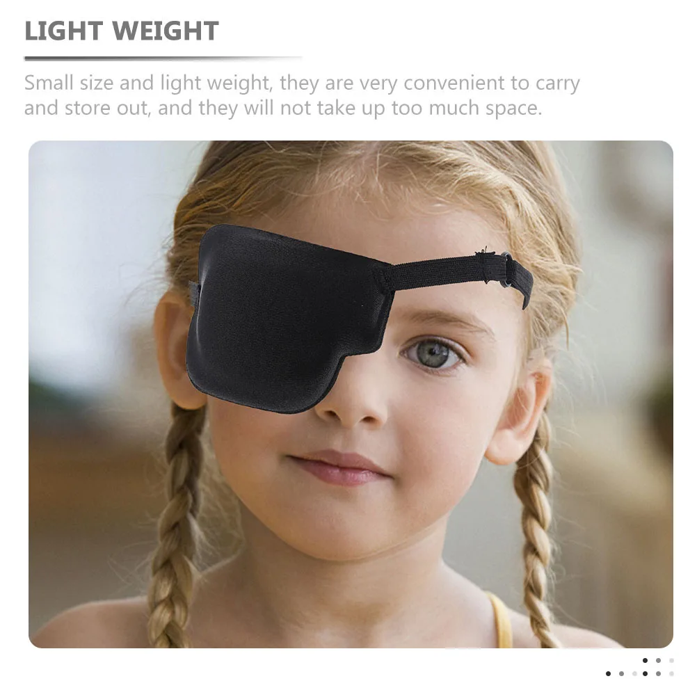 Masque pour les yeux 3D léger et Portable, 3 pièces, pour la Correction de l'amblyopie, entraînement à la Vision, usage quotidien, couverture oculaire résistante à l'usure pour l'extérieur