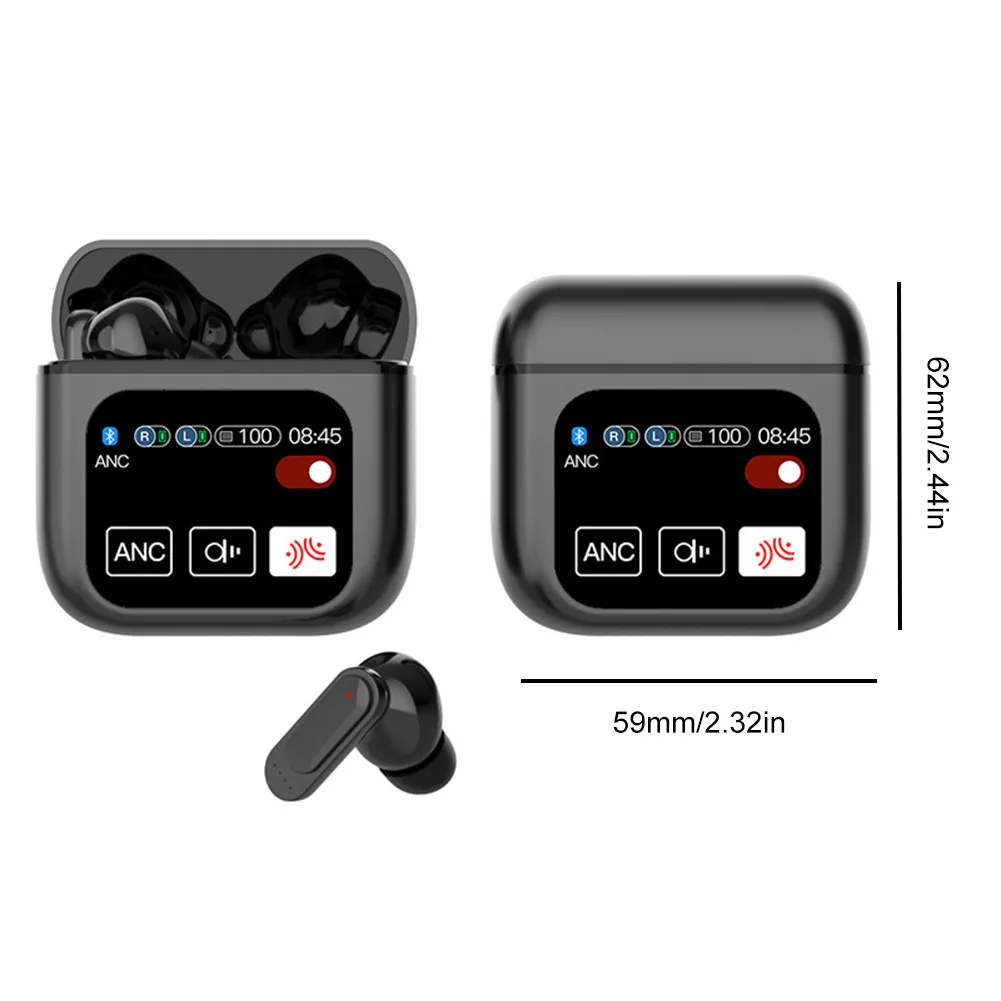 Bluetooth 5,4 наушники HD сенсорный экран TWS HiFi стереонаушники-вкладыши с шумоподавлением длительный срок службы батареи спортивные наушники