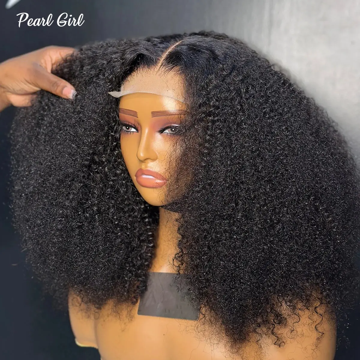 

Glueless Wig 12A Double Dranw Afro Kinky Curly 4x4 Lace Closure Wig Human Hair Pre Plucked 13x4 Lace Frontal Wig Ready to Wear