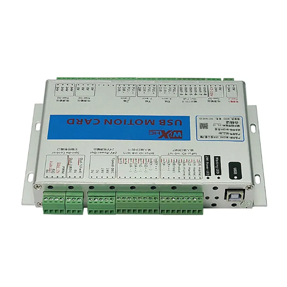 Scheda driver di controllo del movimento CNC Mach3 Mach4 da 2000 KHz Scheda breakout Porta USB e Ethernet a 3/4/6 assi per controller macchina CNC