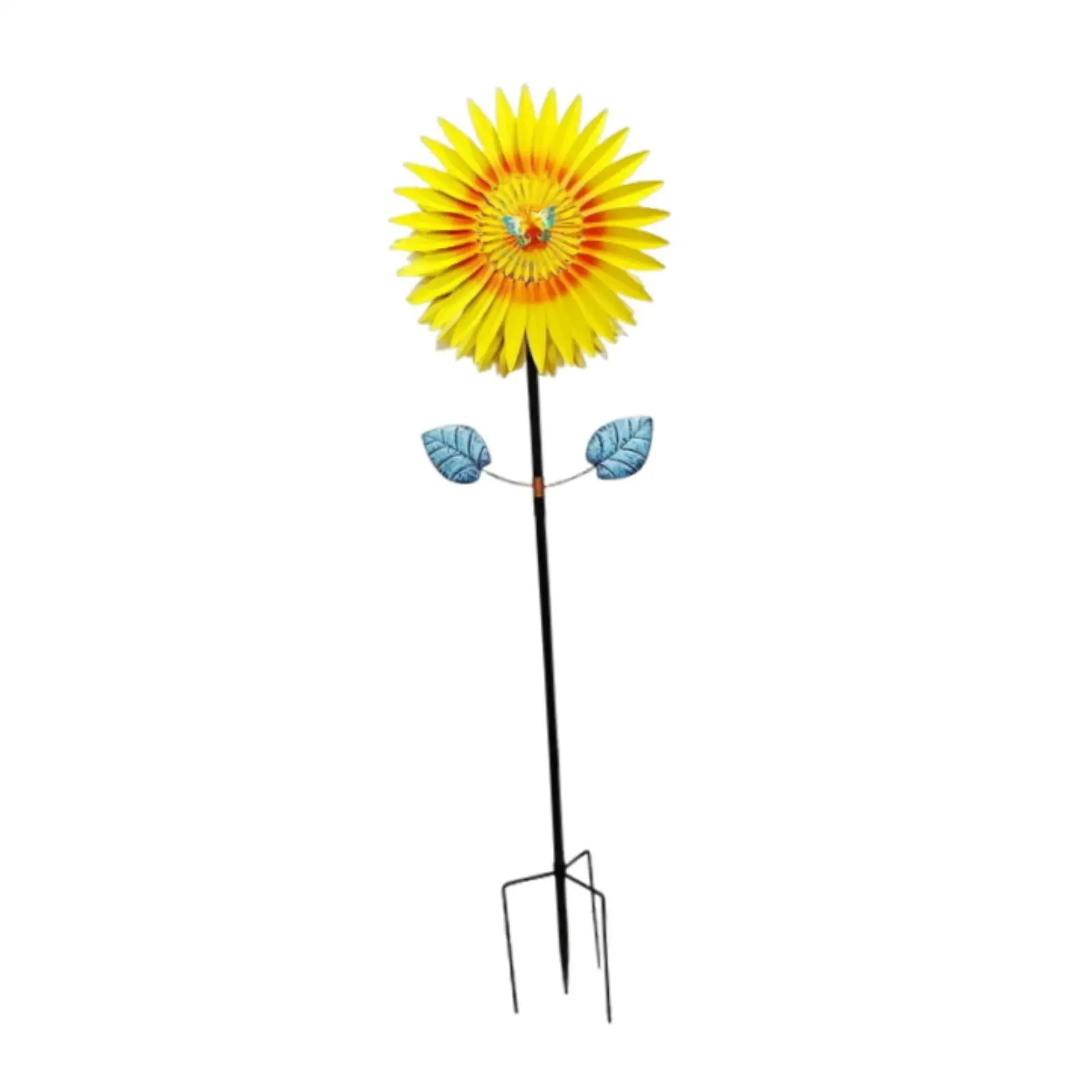 

Sunflower Wind Spinner Stylish Garden Sculpture for Gift Terrace Outside