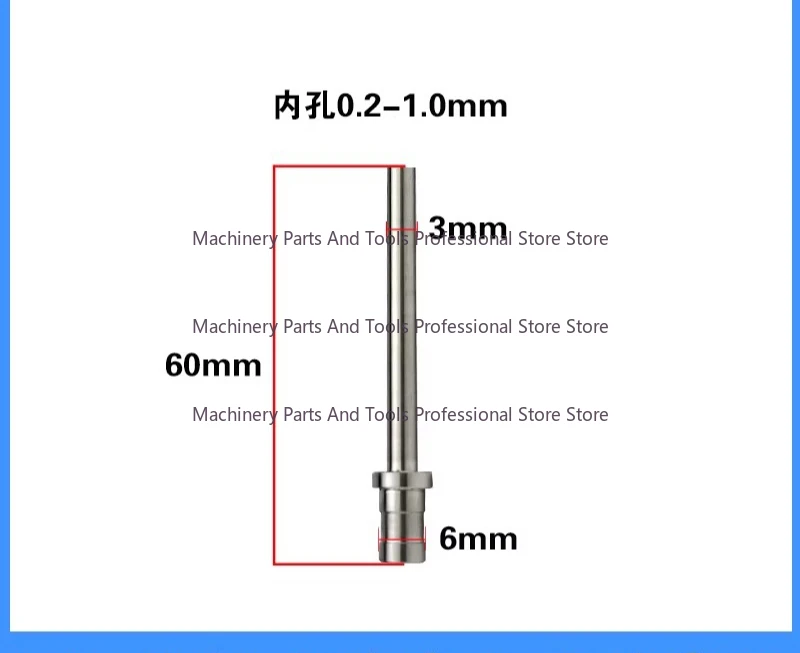 Piercing Machine Guide Taiwan Punching Machine Guide Nozzle Elongated Slender Eye Mold 6 * 3 * 60 Fine Holes