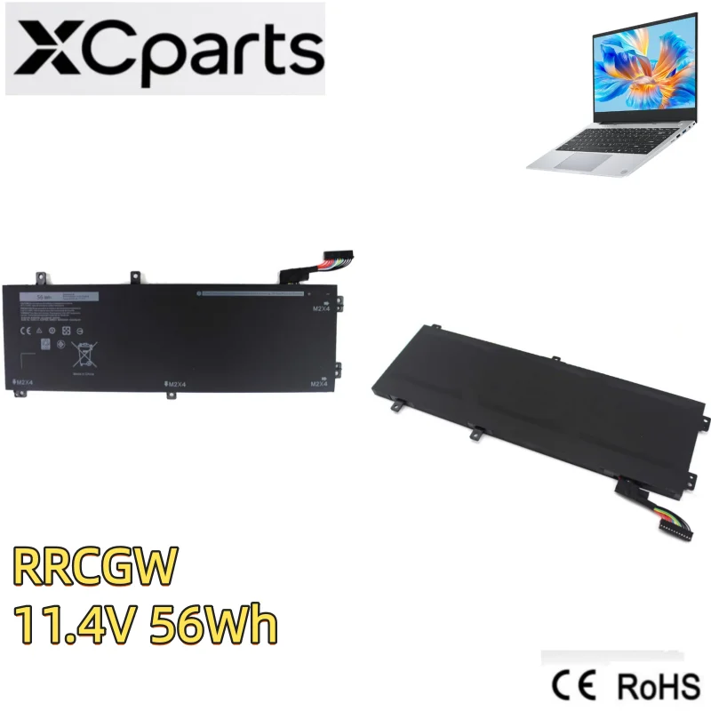 11.4V 56Wh New RRCGW Laptop Battery for Dell Precision 5510 XPS 15 9550 Series Notebook 1P6KD M7R96 62MJV 6Cell