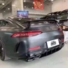 카본 파이버 FRP 자동차 스타일링 부트 레이싱 GT 윙 리어 테일 스포일러 벤츠 AMG GT43 GT50 GT53 OEM 스타일 2