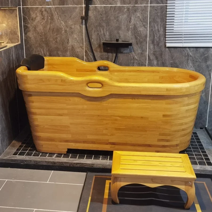 Bath wooden bucket fumigation full body bucket