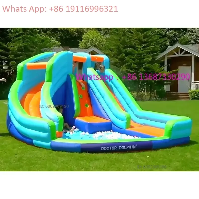 1PCS Children's Inflatable Castle Large Inventory Children's Water Slide Bounce House Bounce Castle
