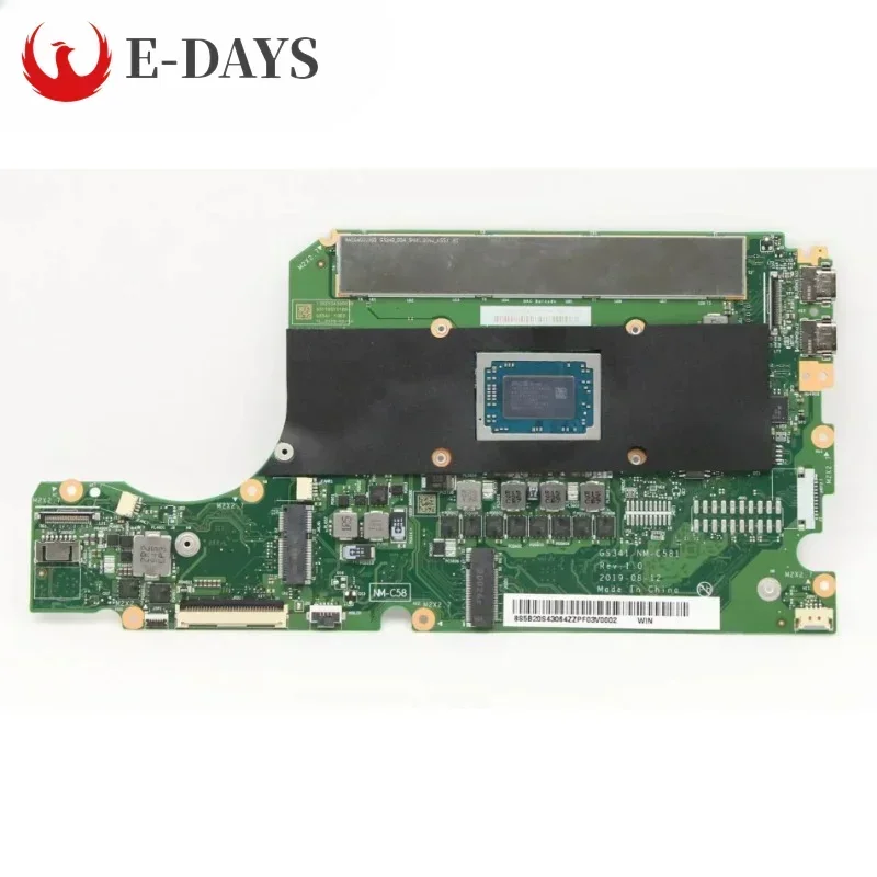

For Lenovo Ideapad S540-13API Laptop Motherboard NM-C581 Notebook Mainboard With CPU R5 3550H RAM 16G 100% Tested Okhigh Quality