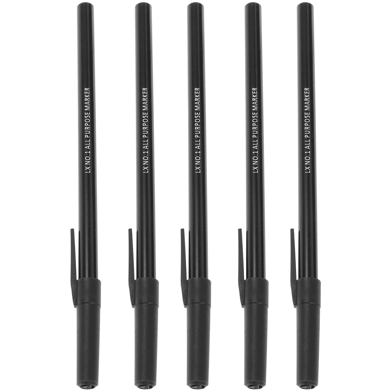 

5Pcs Laundry Markers Permanent Washable Fabric Pen for Clothes Labeling Black Dry Cleaner Sheets for Dryer Laundry Labels Pens