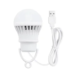 3W 5W 7W USB Lamp Bulb Portable Camping Lantern Lamp LED Power Reading Book Light For Outdoor Camping Tent Emergency Lighting