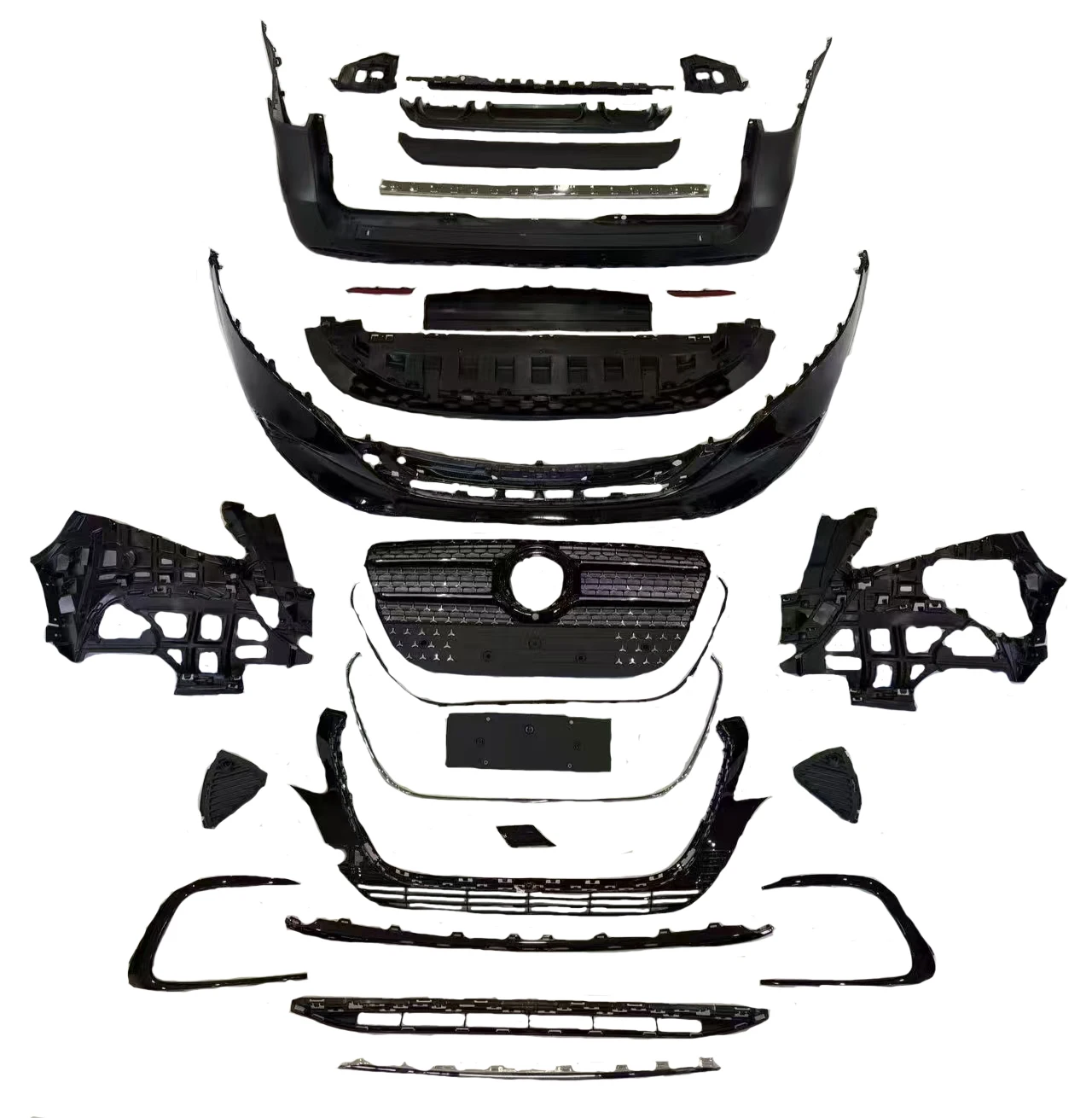 

2024 Mercedes Vito Full Body Kit-High Quality Front Bumper Rear Bumper Grille-New Condition And Fast Shipping