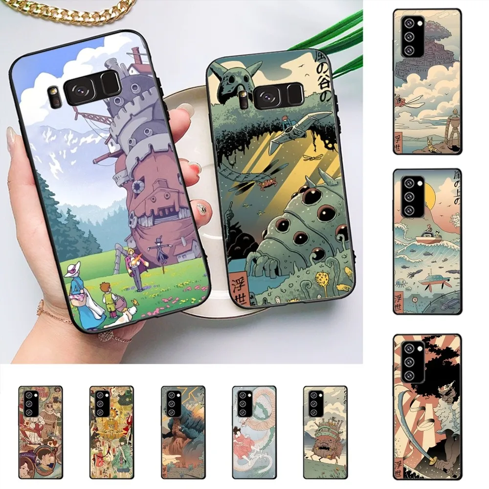 Classic Anime Ukiyo-e Phone Case For Samsung J 7 Plus 7core J7 Neo J6 Plus Prime J6 J4 J5 Mobile Cover