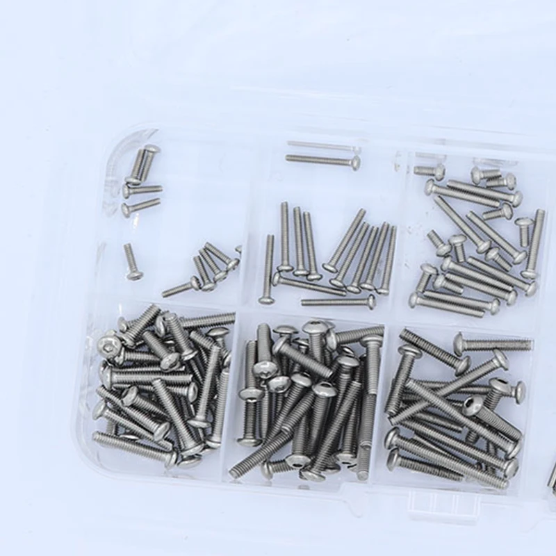 TRX4-M M1.6 M2 M2.5 Grade 12.9 Stainless Steel Hex Screws Nuts Hardware Kit for 1/18 RC Crawler TRX4M Upgrade Parts