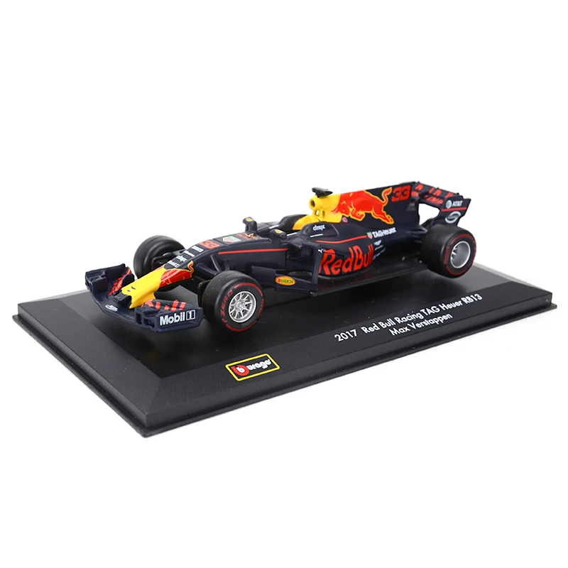 Bburago 1:32 2017 Red Bull Racing TAG Heuer RB13 #33 F1 Formula Car Static Die Cast Vehicles Collectible Model Car Toys