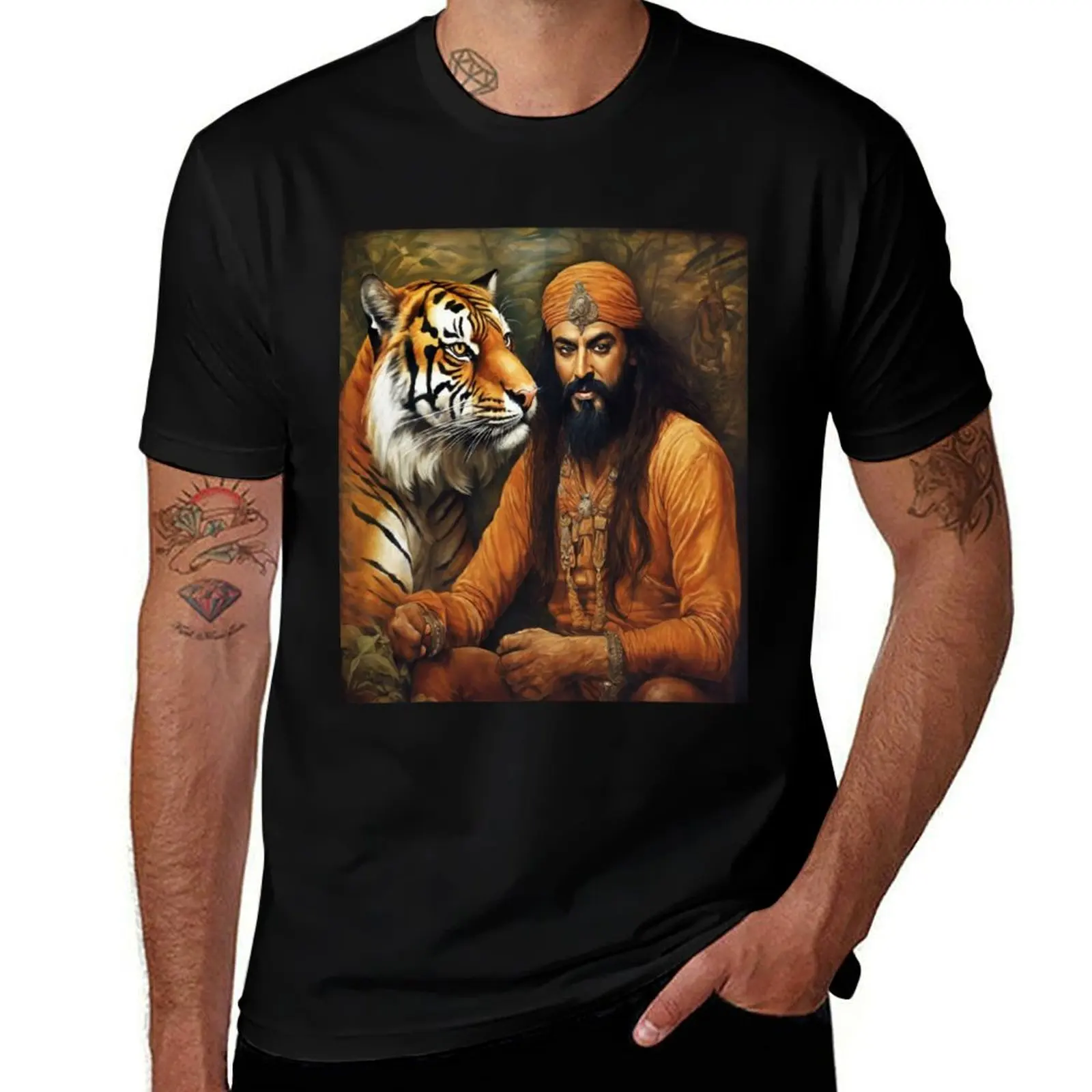 Sandokan and the Majestic Tiger: A Tale of Adventure T-Shirt Lightweight Sport Basic T-Shirt
