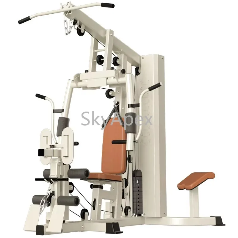 All-In-One Multi-Function Home Gym Equipment Full Training Workout Station With Weight Stack Pulley System Exercise Gear Pro Fit