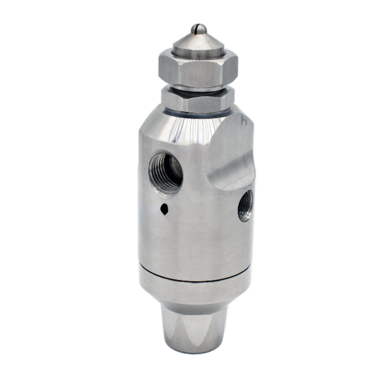 Stainless steel/SS/PP/POM/Plastic three-fluid JAU/DJ Non-adjustable air atomizing nozzle