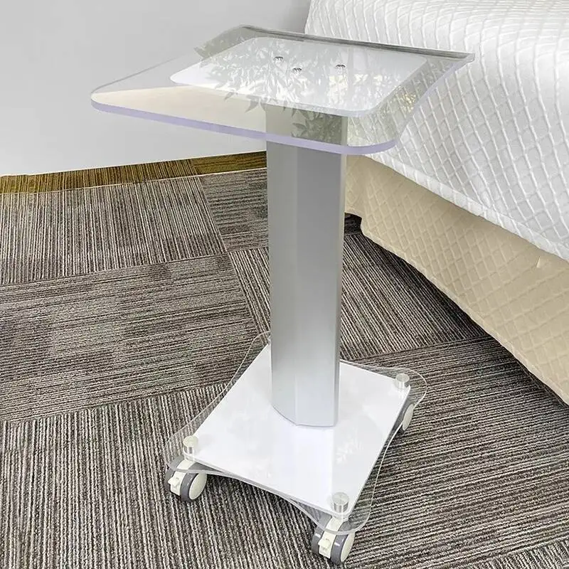 

Acrylic Serving Cart Rotating Trolley Dental Salon Professional Hairdressing Furniture Beauty Medical Tool Organizer Bar Decor