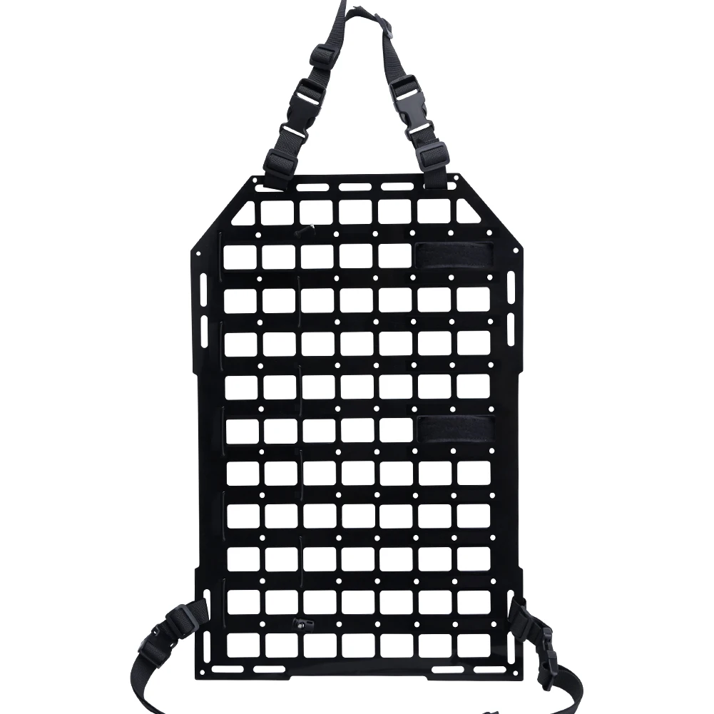 

Tactical Car Backseat Organizer PP Board MOLLE System Outdoor Hunting Shooting Airsoft Portable Vehicle Seat Back Storage Holder
