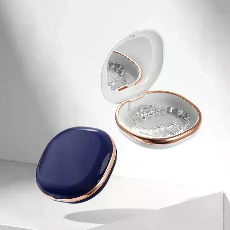 /ACR/Braces Case Dental Retainer Box Case Magnetic Aligner Mouth Guard Container For Teeth Travel False Denture Boxes 1Pcs